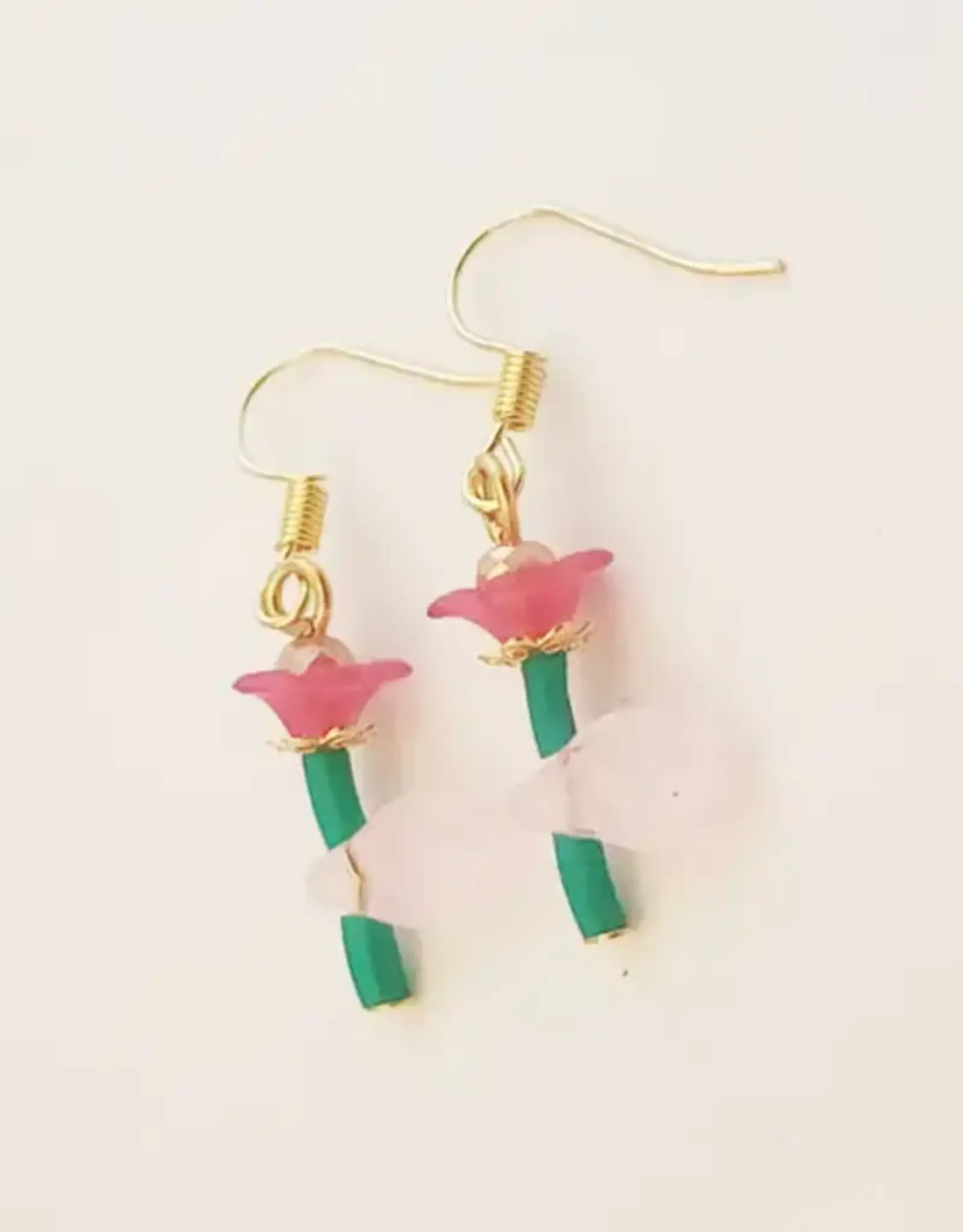 Mexico Earrings Crystal Flower - Mexico