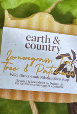 Uganda Nilotica Shea Butter Soap Lemongrass Tea Tree and Patchouli Soap - Uganda