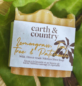 Uganda Nilotica Shea Butter Soap Lemongrass Tea Tree and Patchouli Soap - Uganda