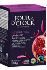 Canada Tea Pomegranate Echinacea Organic Fair Trade Four O'Clock