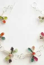 Mexico Bracelet Tennis Silver Wildflower Terrarium - Mexico
