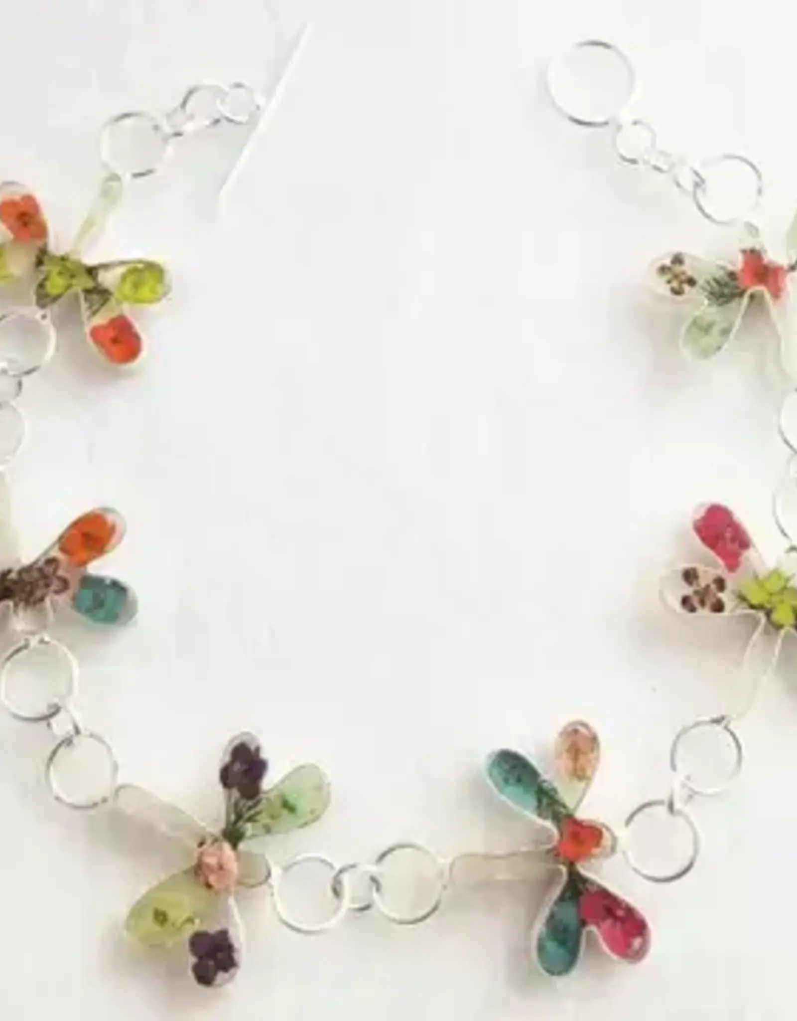 Mexico Bracelet Tennis Silver Wildflower Terrarium - Mexico