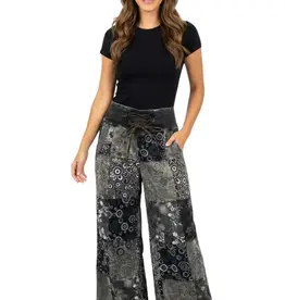 Nepal Pants Talia Patchwork Black XL - Nepal