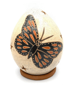 Nicaragua Luminary Monarch Butterfly and Flower - Nicaragua