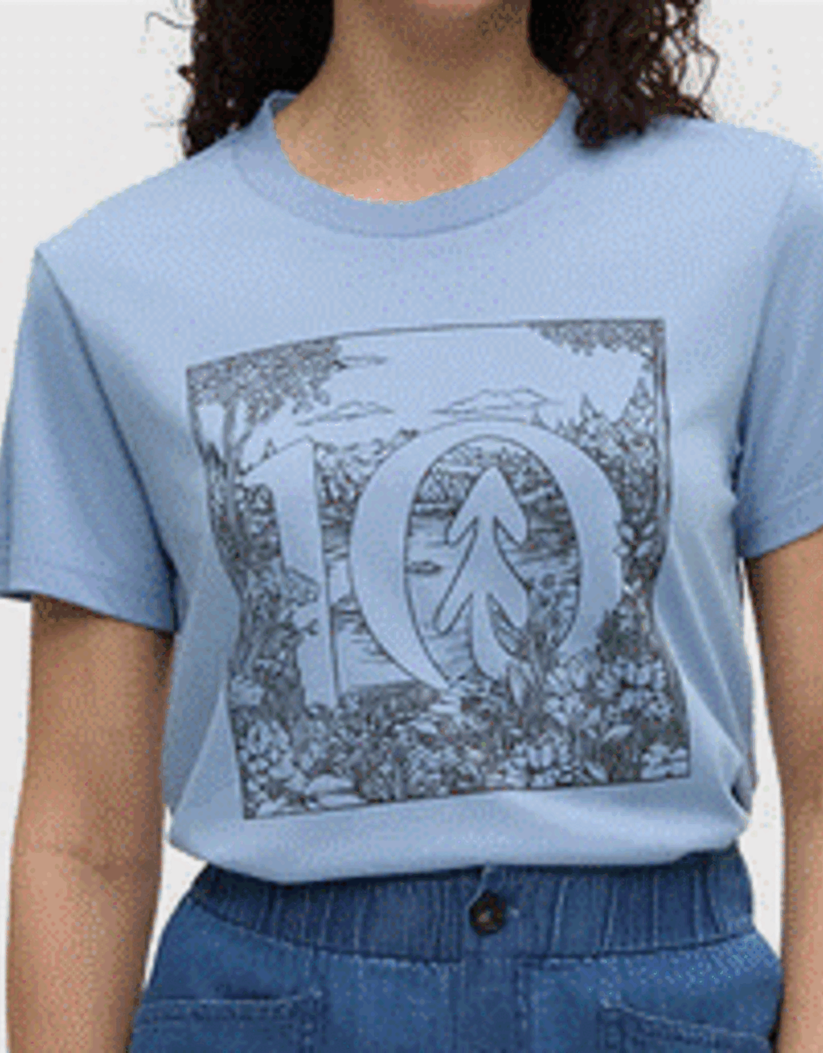 Canada T-Shirt W Lake Life Logo Lakeside Blue Graphite XLarge