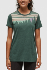Canada T-Shirt W Retro Juniper Forest Pine Heather Jade Large