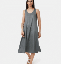Canada Dress W Tencel Midi Light Urban Green Small