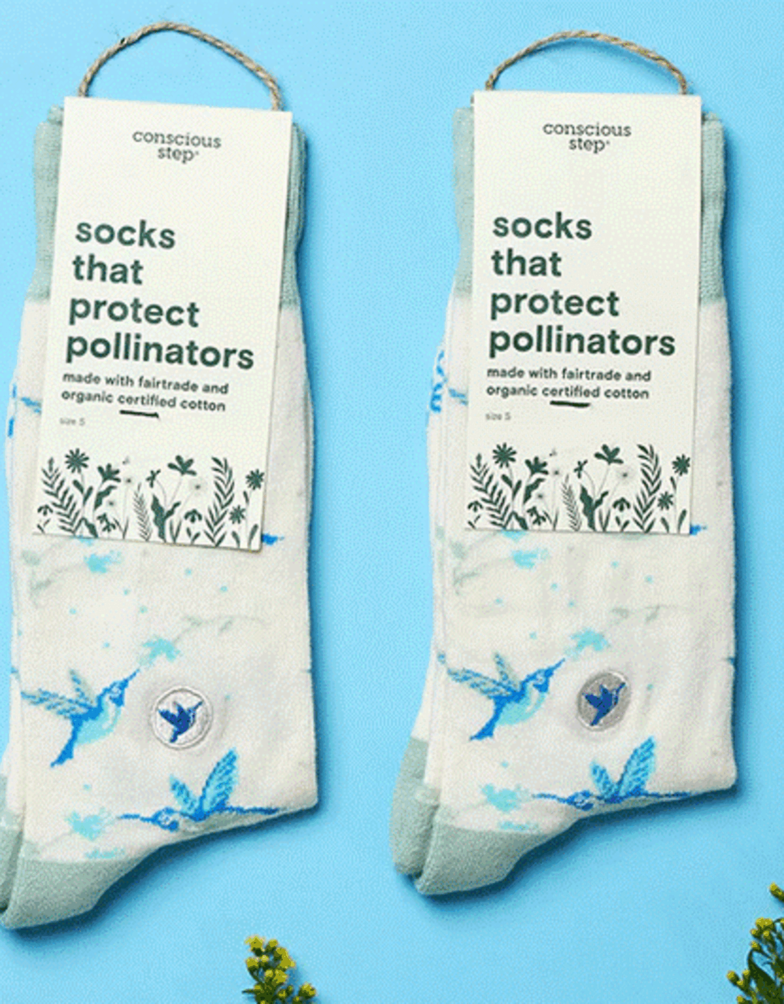 India Socks that Protect Pollinators M -India