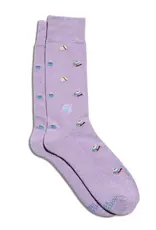India Socks That Give Books S Purple - India