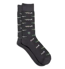 India Socks That Protect National Parks, Fish, M- India