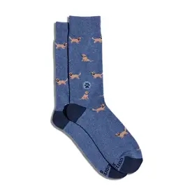 India Socks that Save Dogs M  Blue- India