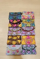 Kashmir Wallet Embroidered Coin Pouch Various Colours - Kashmir