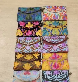 Kashmir Wallet Embroidered Coin Pouch Various Colours - Kashmir