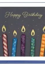 Vietnam Quilling Card Happy Birthday Make A Wish Candles - Vietnam