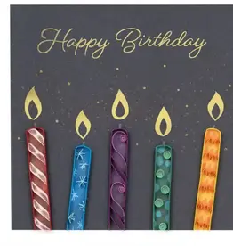 Vietnam Quilling Card Happy Birthday Make A Wish Candles - Vietnam