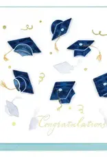 Vietnam Quilling Card Congrats Grad Caps  - Vietnam