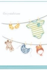 Vietnam Quilling Card  Baby Clothesline - Vietnam