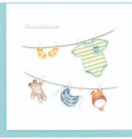 Vietnam Quilling Card  Baby Clothesline - Vietnam