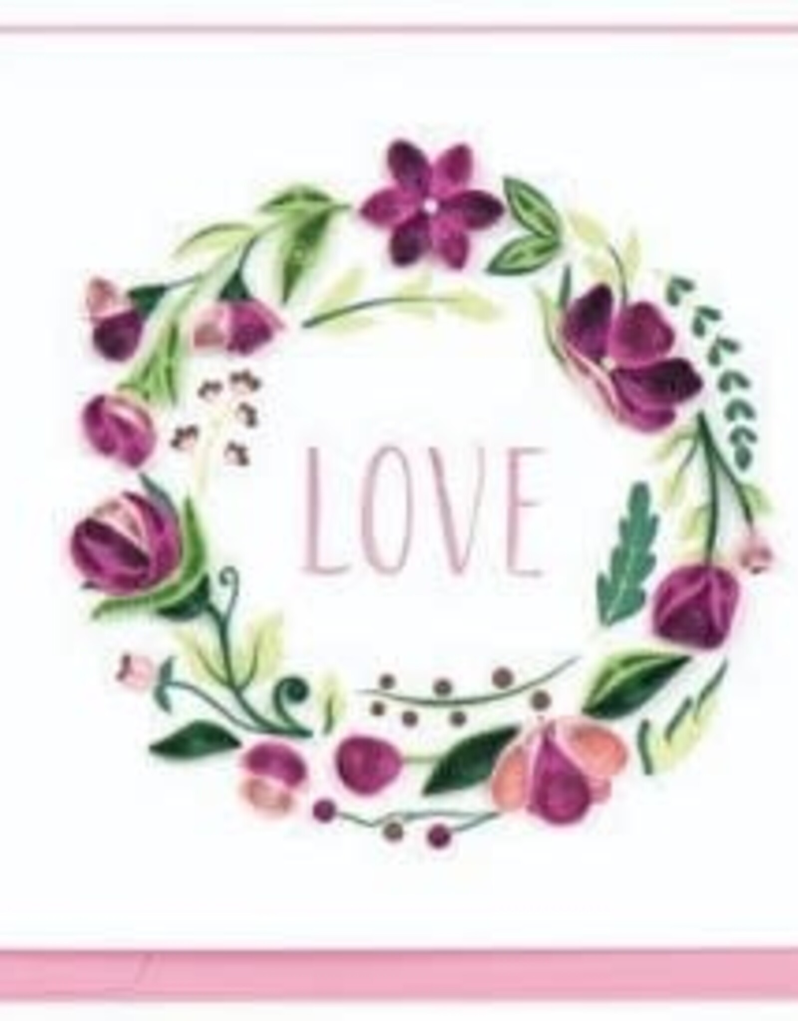 Vietnam Quilling Card Love Floral Wreath - Vietnam