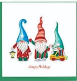 Vietnam Quilling Card Holiday Gnome -Vietnam