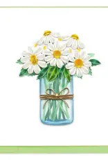 Vietnam Quilling Card White Daisies - Vietnam