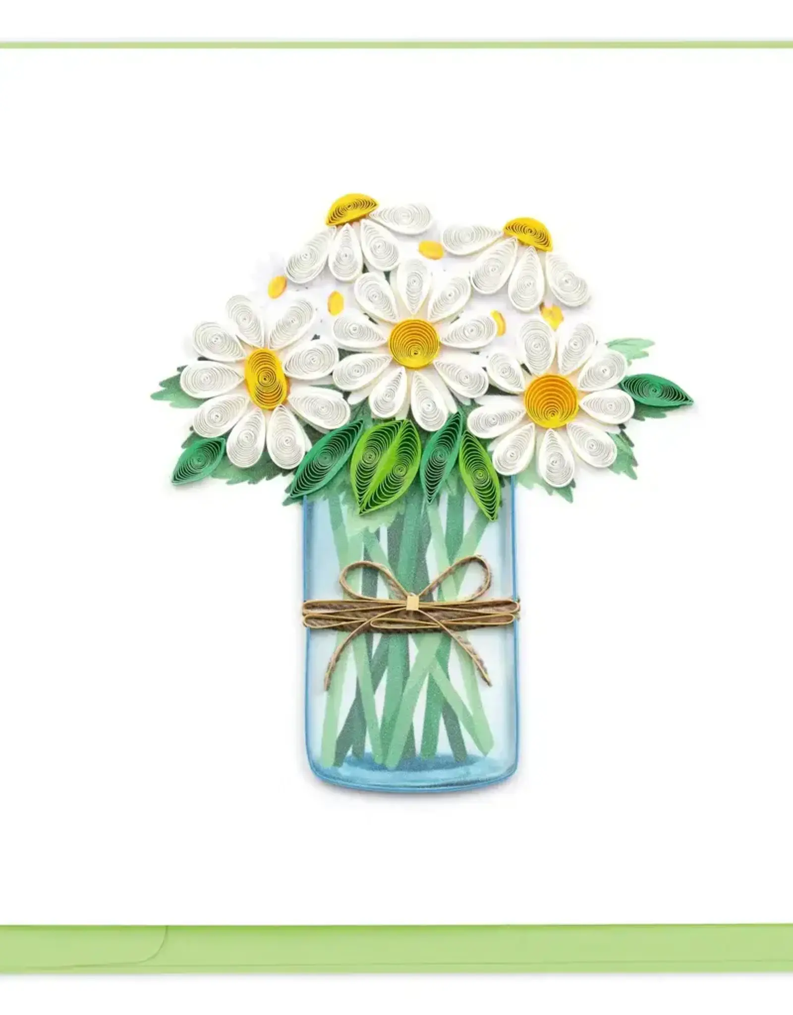 Vietnam Quilling Card White Daisies - Vietnam