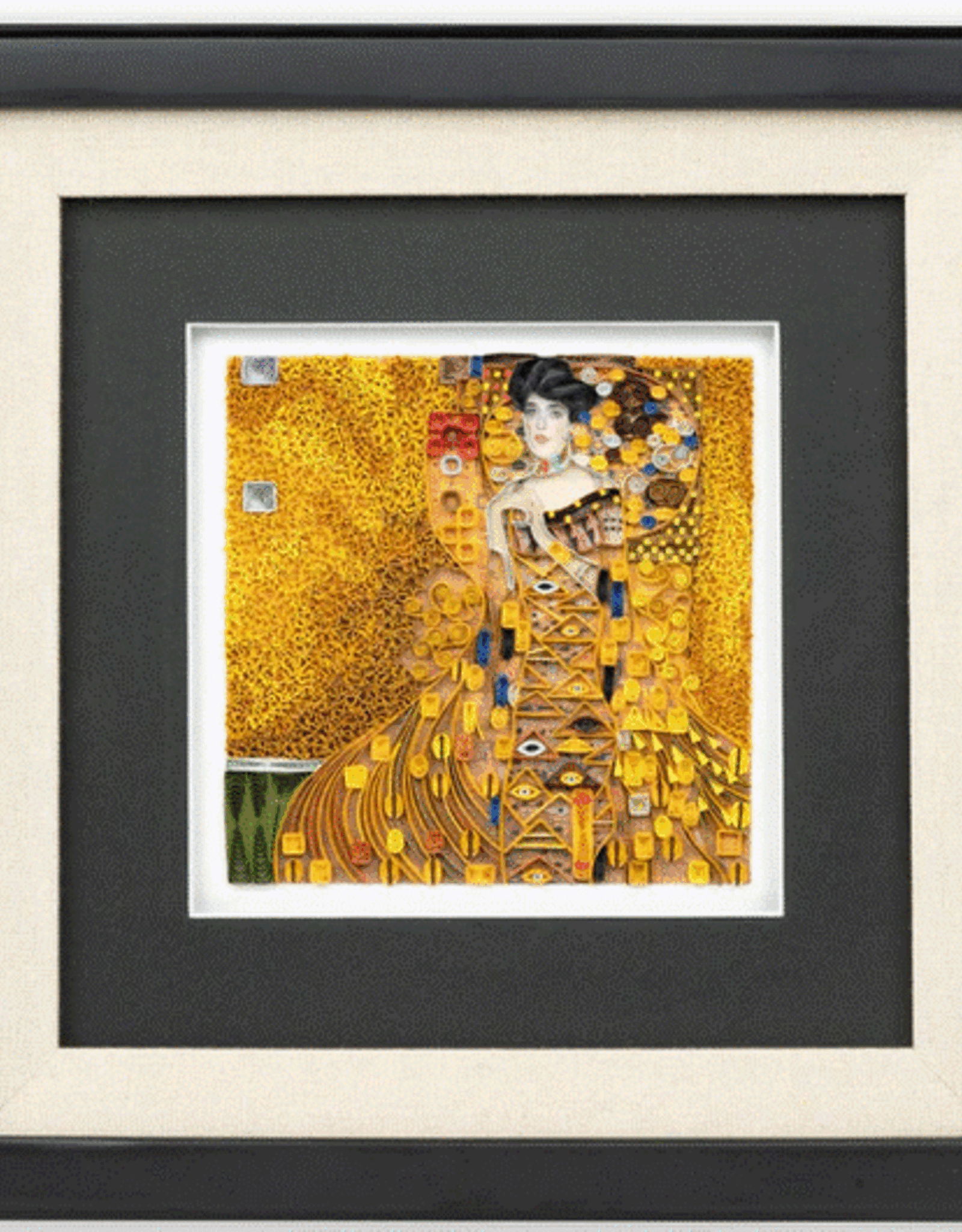 Vietnam Frame Quilling Card Wooden Shadow Box Black