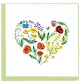 Vietnam Quilling Card Garden Heart - Vietnam