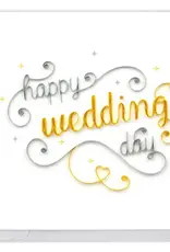 Vietnam Quilling Card  Happy Wedding Day  - Vietnam