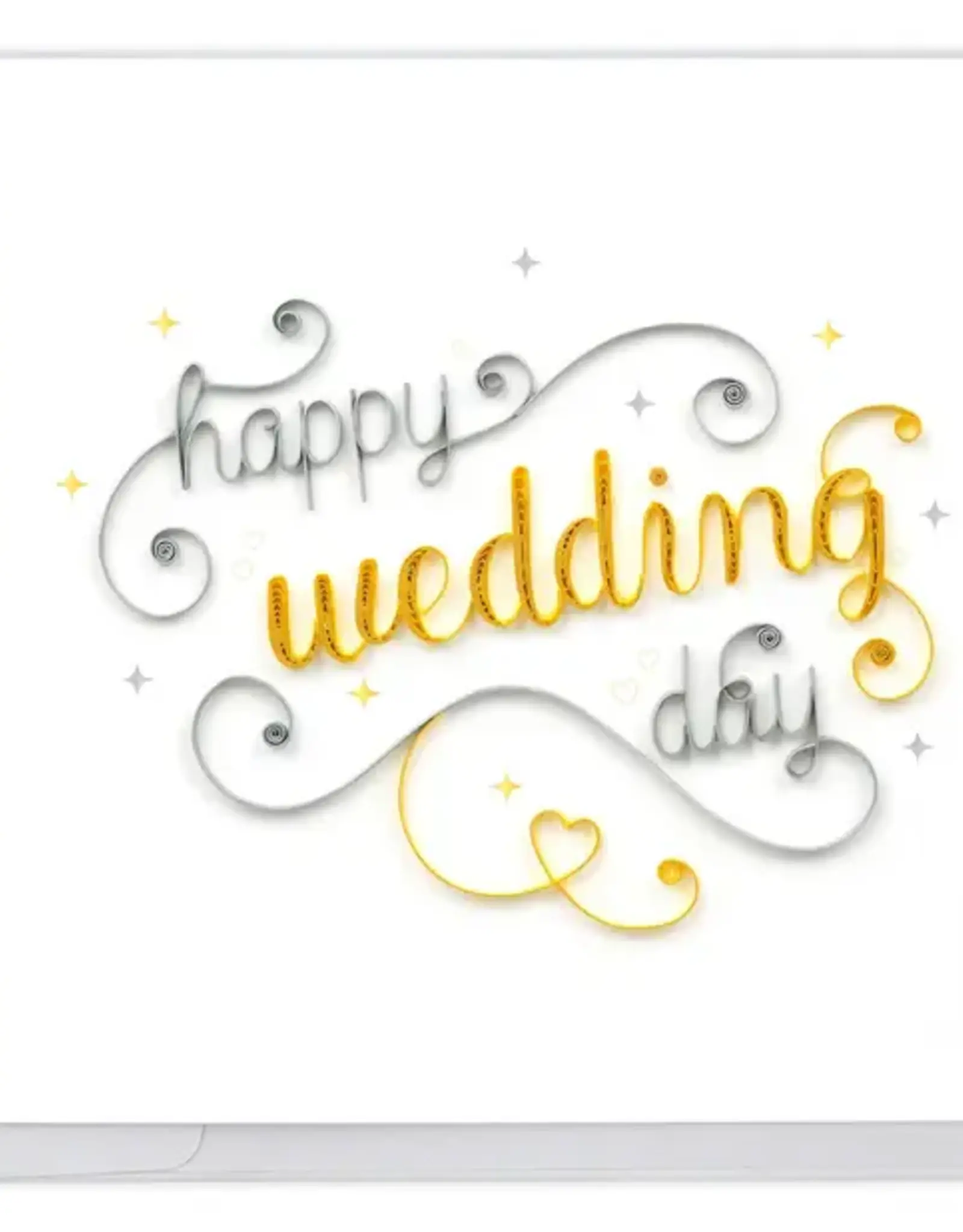 Vietnam Quilling Card  Happy Wedding Day  - Vietnam