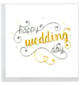 Vietnam Quilling Card  Happy Wedding Day  - Vietnam