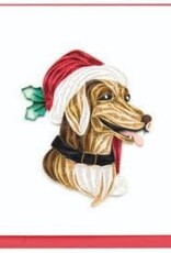 Vietnam Quilling Card Holiday Dog - Vietnam