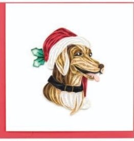 Vietnam Quilling Card Holiday Dog - Vietnam