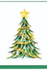 Vietnam Quilling Card Gold Garland Christmas Tree - Vietnam
