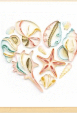 Vietnam Quilling Card Seashell Heart - Vietnam