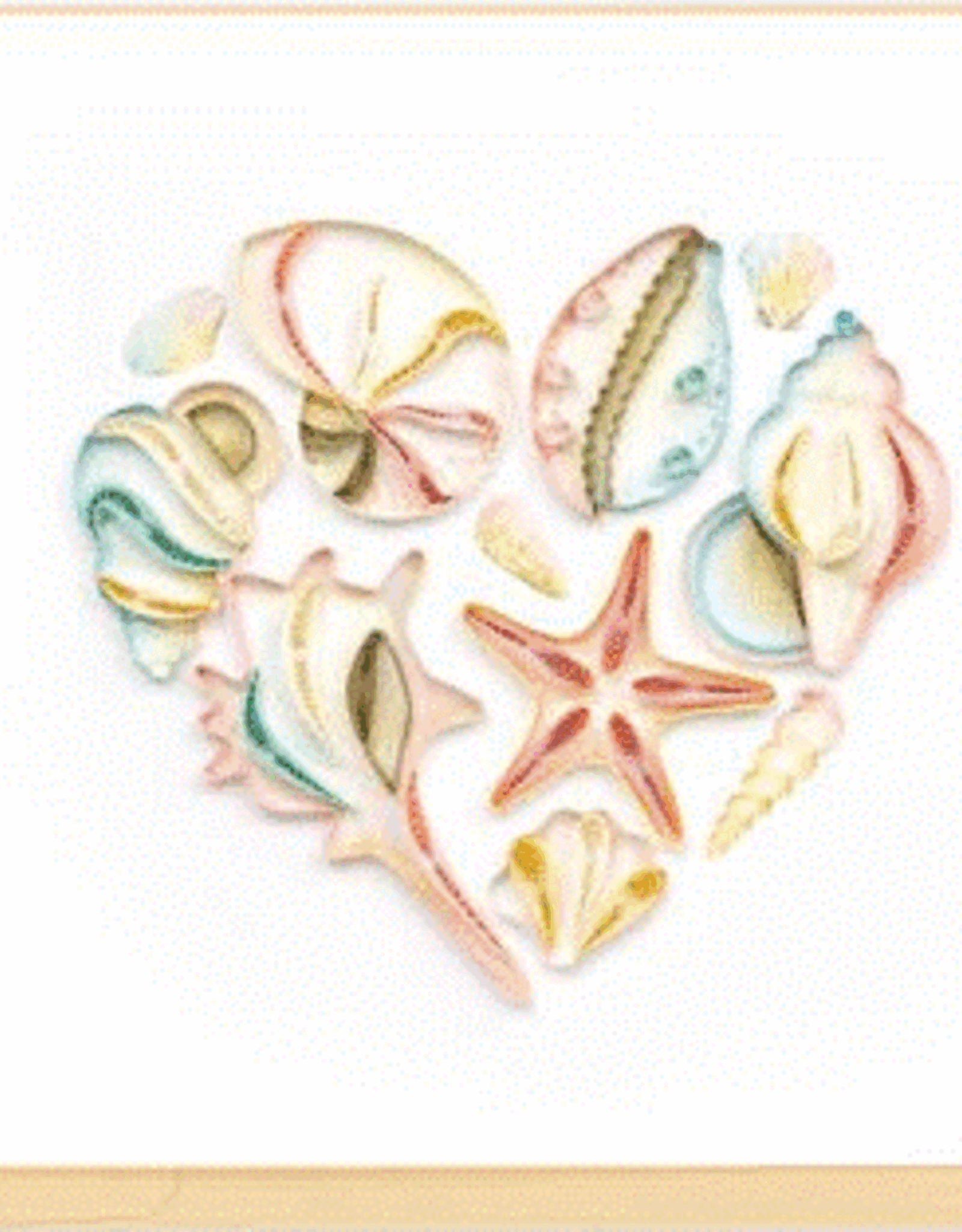 Vietnam Quilling Card Seashell Heart - Vietnam
