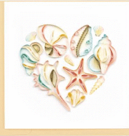 Vietnam Quilling Card Seashell Heart - Vietnam