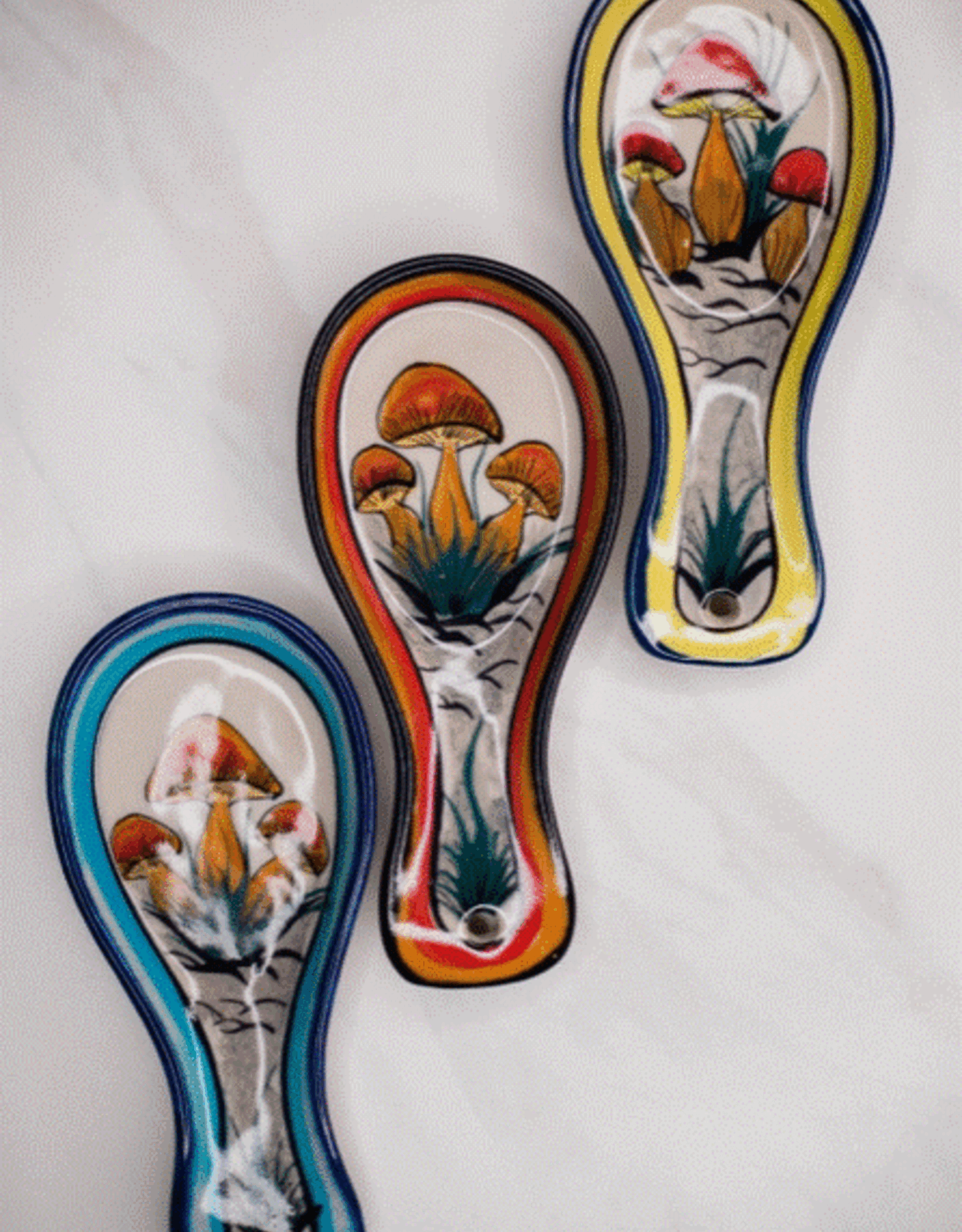 Guatemala Mushroom Spoon Rest - Guatemala