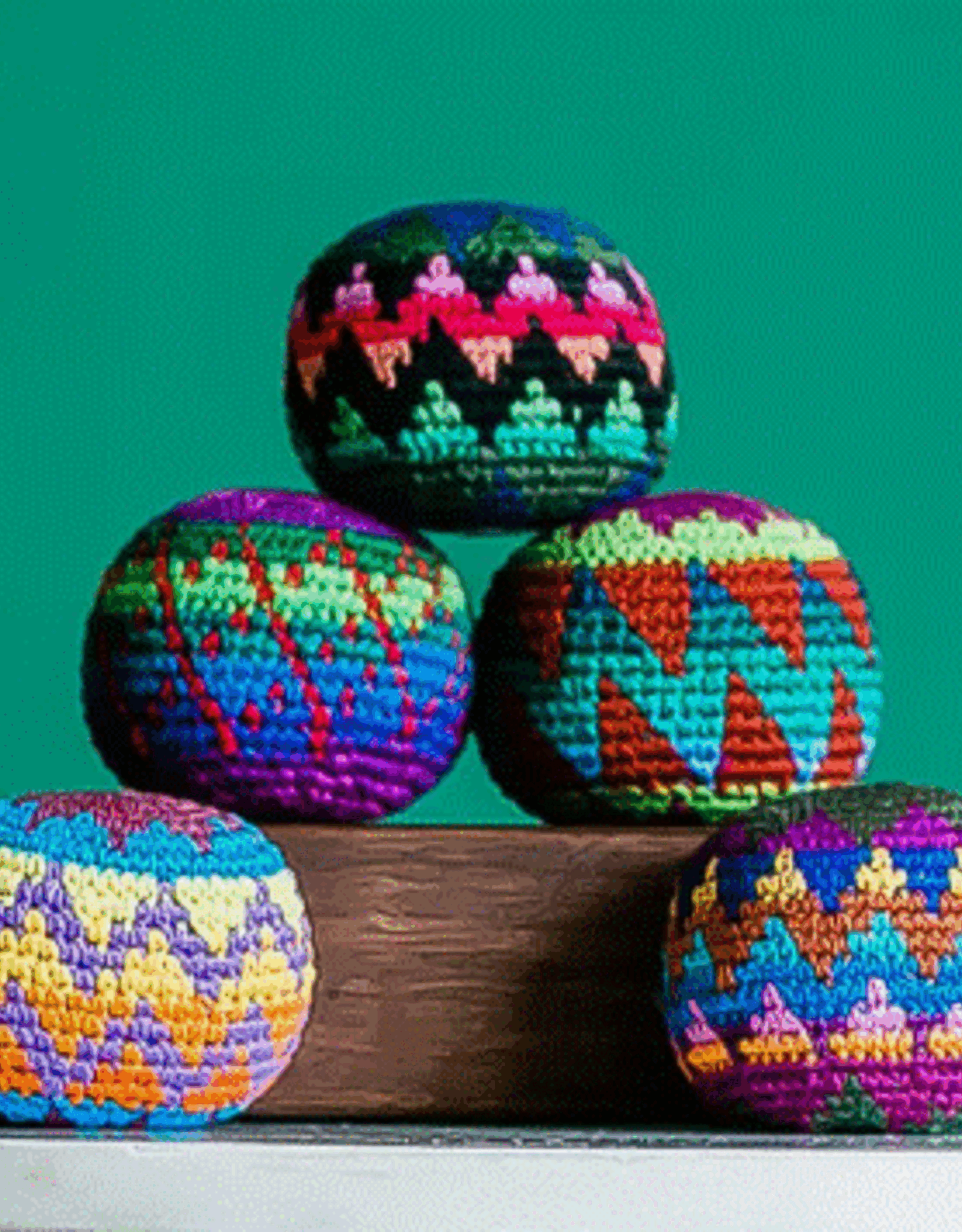 Guatemala Hacky Sack Crochet Footbag  Assorted - Guatemala
