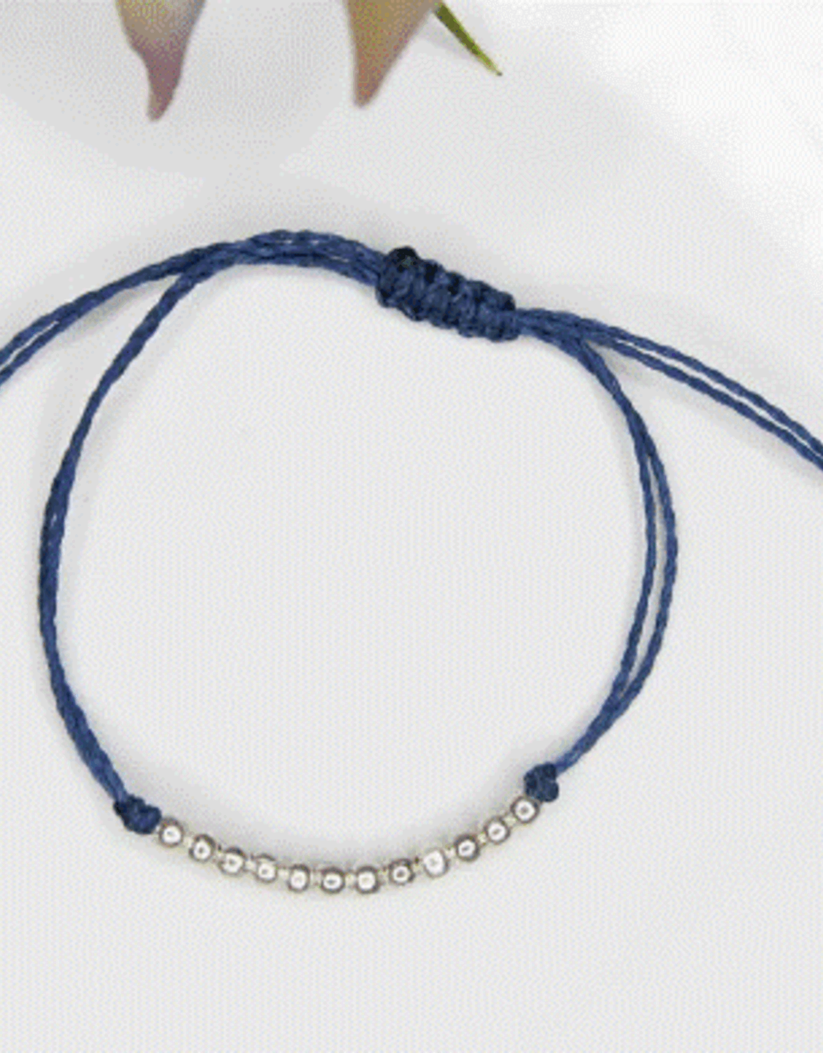 Guatemala Bracelet Beaded Charm String Earth Navy - Guatemala
