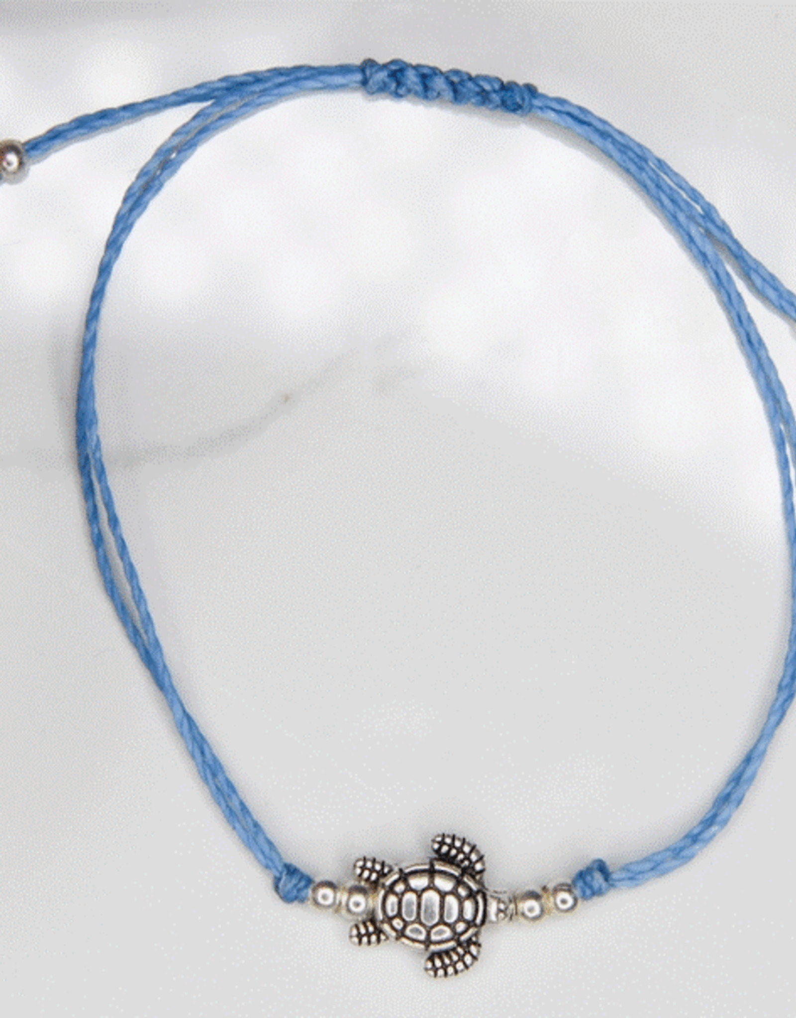 Guatemala Bracelet Turtle String Charm Earth Navy - Gautemala