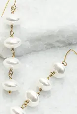 China Earrings Mother Pearl Glow  - China