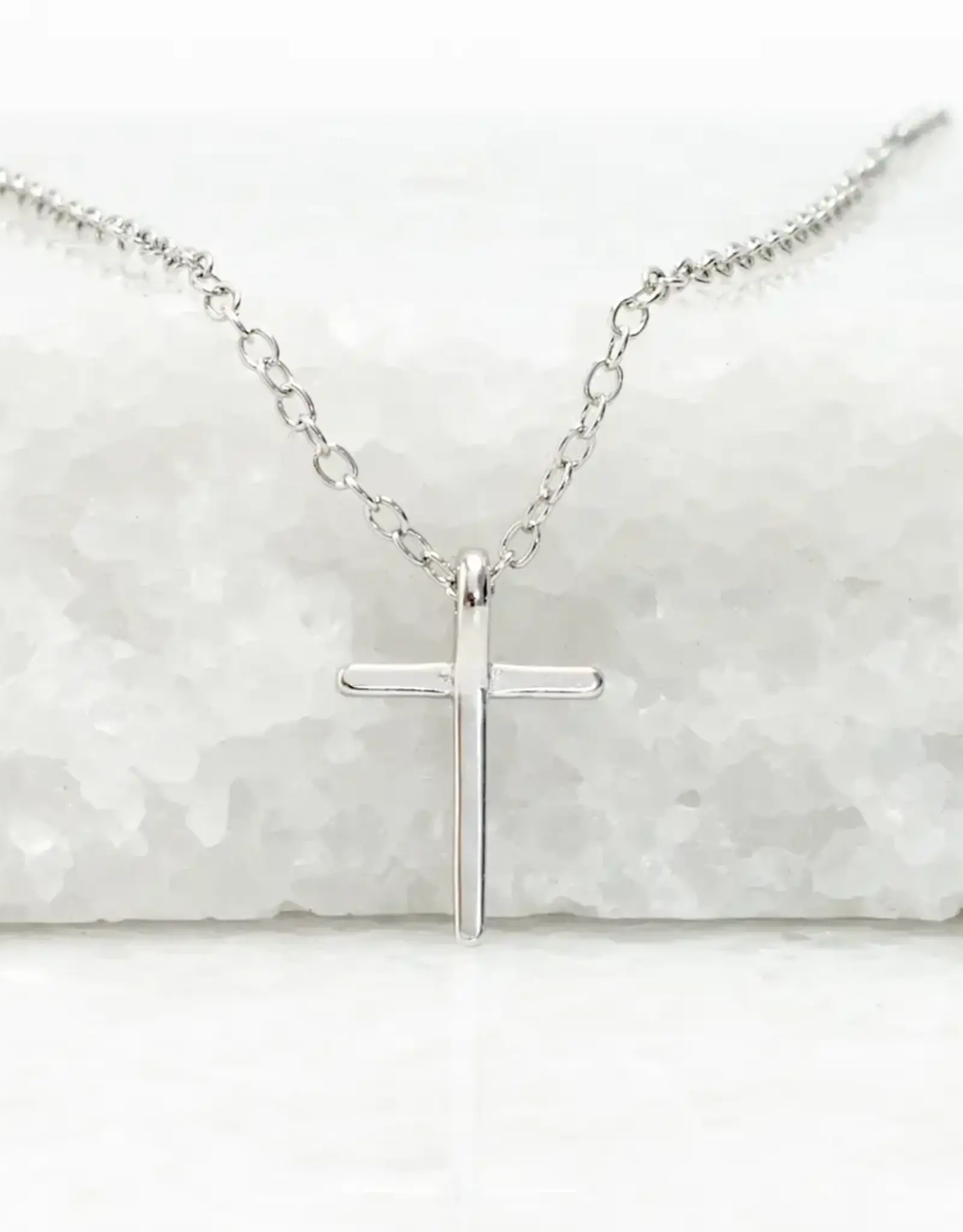 China Necklace Faithful Sterling Silver Classic Cross - China