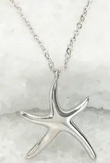China Necklace Starfish Hope Platinum Plated - China