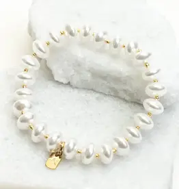 China Bracelet Pearl Glow  14 K Gold Plated - China