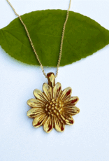 Indonesia Necklace  Eternal Sunflower  Brass - Indonesia