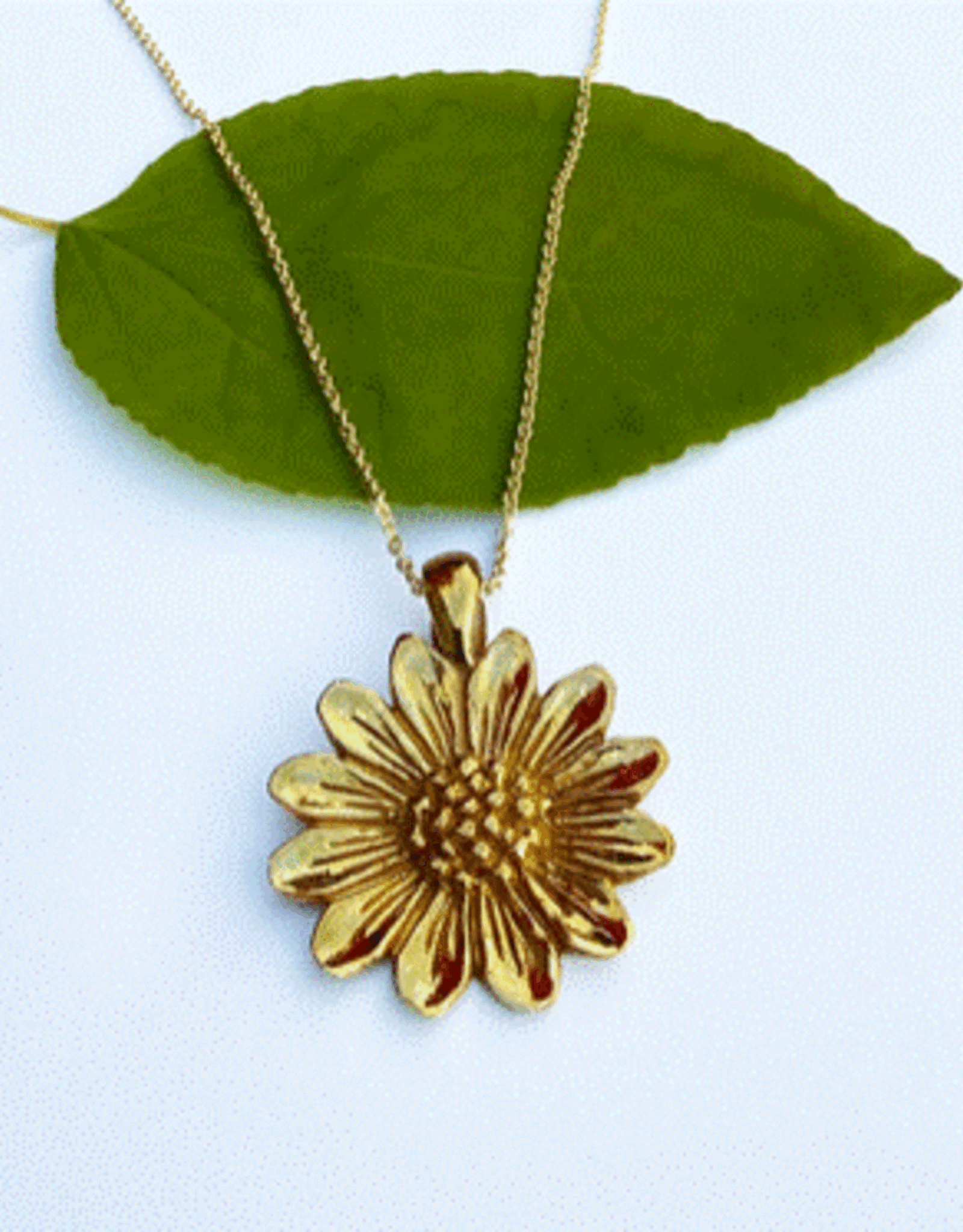 Indonesia Necklace  Eternal Sunflower  Brass - Indonesia