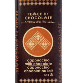 Canada Chocolate Cappuccino Milk Chocolate Bar 92g - Peace by Chocolate
