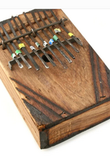 Tanzania Tanzanian Wooden Kalimba Thumb Piano 10 Note - Tanzania