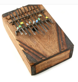 Tanzania Tanzanian Wooden Kalimba Thumb Piano 10 Note - Tanzania